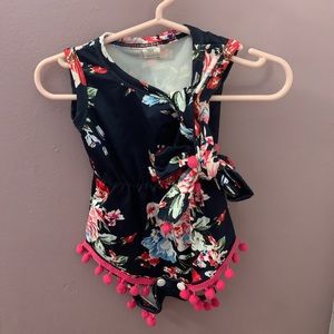 Newborn onesie with matching headband